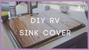 diy rv sink cover how to make a cheap