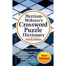 Webster dictionary free crossword puzzles. Merriam Webster S Crossword Puzzle Dictionary 4th Edition Paperback Target