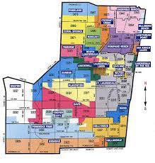 58,978 zip code select a particular miami zip code to view a more detailed map and the number of business. Broward County Florida Zip Code And Municipalities Map