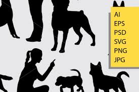 Download Dog Training Silhouette Graphic By Cove703 Creative Fabrica Yellowimages Mockups