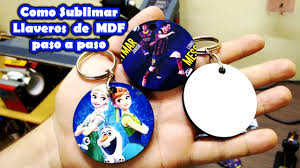 Como Sublimar Llaveros De Mdf Paso A Paso Como Sublimar Llaveros Sublimados