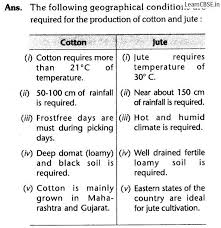 Social Sciences Geography Cbse Class 10 Agriculture Laq Social Science Physics And Mathematics Science