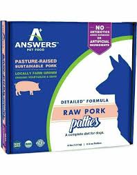 Explore other popular pets near you from over 7 million businesses with over 142 million reviews and opinions from yelpers. Answers Pet Food Detailed Pork Patties Raw Dog Food 4 Pounds