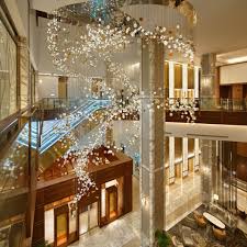 Custom Made Art Bubble Glass Large Hotel Lobby Ballroom Chandelier Lighting For Hotel Proj Chandelier In Living Room Grand Plaza Crystal Chandelier Living Room