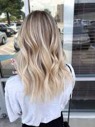 Blonde Balayage Babylights Blondebalayage Frisuren Lange Haare Blond Blonde Haare Mit Strahnen Schulterlange Haare Blond