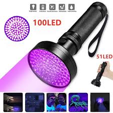 Best uv led ultraviolet flashlight, pet detector. 50 Led 100 Led 395nm Uv Flashlight Black Light Uv Lights Ultraviolet Blacklight Pet Urine Detector Wish
