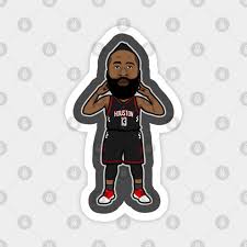 (born august 26, 1989) is an american professional basketball player for the brooklyn nets of the national basketball association (nba). James Harden Cartoon Style Vol 2 0 James Harden Magnet Teepublic De
