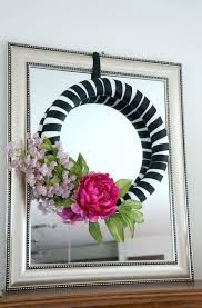 Black And White Wreath Ideas Pink Black And White Mantle Spring Decor Diy Easy Diy Wreaths Black And White Ribbon