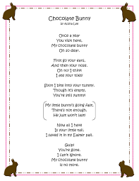 Easter Bunny Fluency Poem Fluency Poem Poetry For Kids Poems