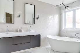 We wanted our outdated, deteriorating and crummy bathroom remodeled, and now it is a five star, modern looking bathroom. 5 Tips For Decluttering Your Home In The New Year Top Bathroom Design Bathroom Design Grey Bathroom Wall Tiles