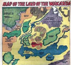 With wakanda opening up to the world, it's high time they let visitors know how to get around. Alternate World Comics Map Of The Land Of The Wakanda From Jungle Action