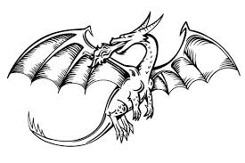 Download Realistic Dragon Breathing Fire In Black And White Svg Cut File By Creative Fabrica Crafts Creative Fabrica SVG Cut Files