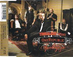 Cd Single Timbaland Presents Onerepublic Apologize Album Blackground Uk 1750152