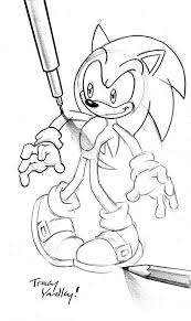 Tracy Yardley My Favorite Sonic The Hedgehog Artist Base My Artwork Of Sonic The Hedgehog Around Tracy Yardley Songoku Sonic Fan Art Sonic Hedgehog Drawing