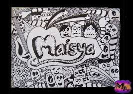 Gambar Doodle Tulisan Ghina Namun Doodle Art Dapat Meningkatkan Keterampilan Artistik Dan Bisa Menuangkan Ide Sesorang Dalam Bent Di 2020 Gambar Grafit Gambar Doodle