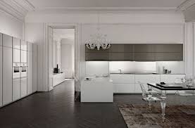 Montelo Conchiglia Gyalisterh Laka Me Enswmatwmeno Kentriko Epipedo Gyali Conchiglia Flat Minimalist Kitchen Design Modern Kitchen Design Minimalist Kitchen