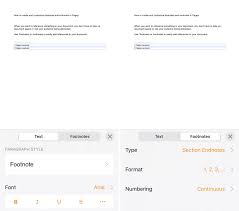 Nah, bagi anda yang ingin menentukan format footnote atau end note secara manual, anda bisa klik simbol panah di bagian kanan footnote. Cara Membuat Dan Menyesuaikan Nota Kaki Dan Nota Akhir Di Halaman