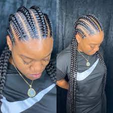 Don T You Just Love Classic All Backs Are You Brave Enough To Do Lengths An All Time Fave No Thin Cornrows Over Here In 2021 Straight Back Cornrows Cornrows Hair