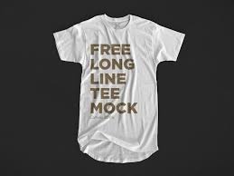 Download Free Longline T Shirt Mockup Free Mockup