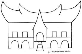 Kian meningkatnya pertumbuhan penduduk, maka kian meningkat juga gambar sketsa rumah adat batak xx rumah. Gambar Mewarnai Rumah Gadang Kami