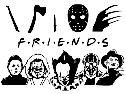Free Free 69 Silhouette Horror Movie Horror Friends Svg SVG PNG EPS DXF File