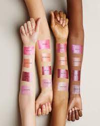 Starlit Upanova Arm Swatches Shimmer Lipstick Makeup Swatches Fenty Beauty