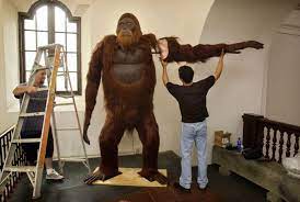 The behemoth monster probably stood 10 to 12 feet tall. The Largest Ape That Ever Lived Was Doomed By Its Size