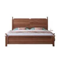 Tempat Tidur Platform Kayu Solid Kindred