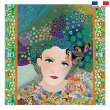 Gutschein 45x45 cm orange design diva und rosa blume