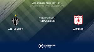 America de cali v atletico mineiro mg. Resultados Atl Mineiro America 2 1 2Âª Jornada De Copa Libertadores 2021 28 4 Resumen Goles