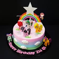 My Little Pony Design Fresh Cream Cake Little Pony Cake Pony Cake My Little Pony Cake