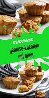 Perfekt Zum Mitnehmen Gemuse Kuchlein Mit Griess Rezept Lebensmittel Essen Pausenbrot Rezepte