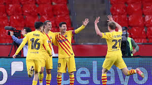 Off times for the first away trip of the 2021/22 la liga campaign. Football News Lionel Messi Hits Brace As Barcelona Blitz Athletic Club To Lift Copa Del Rey Eurosport