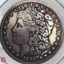1893 Cc Morgan One Silver Dollar Copy Rare Coin Hight
