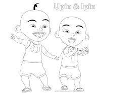 Contoh Gambar Mewarnai Gambar Upin Dan Ipin Kataucap