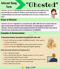 If you would like to suggest a term or an update to an existing one, please let us know! Ghosted Meaning What Does The Interesting Term Ghosted Mean 7esl