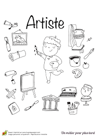 Page 1 Sur 12 Sur Hugolescargot Com Coloriage Artiste Dessin Gratuit