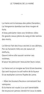 Charles Baudelaire Le Tonneau De La Haine La Haine Haine Tonneau