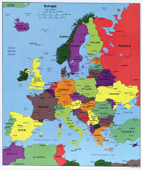 Our interactive train map of europe highlights some of the most popular rail routes across spain, france, switzerland, germany and italy. Large Scale Detailed Political Map Of Europe With The Marks Of Capitals Large Cities And Names Of Countries 2004 Europe Mapsland Maps Of The World