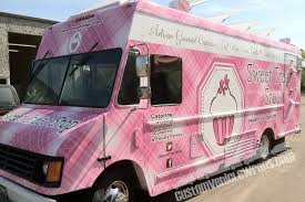 Sweet Treat Stop Food Truck Wrap Sweet Treats Food Truck Food Truck Design