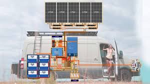Illustration of solar off grid system for self consumption , renewable energy concept. Interactive Solar Wiring Diagram For Camper Vans Rvs And Truck Campers Youtube