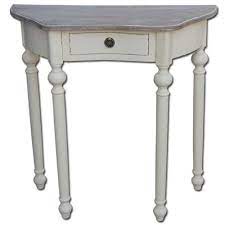 Half moon table with drawer. Antique French Style Aimee 1 Drawer Half Moon Side Table Tables