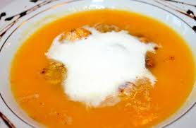 Creme De Potirons Et Chataignes Poelees Une Recette De Franck Labbe Du Restaurant Au Relais Du Bois A Mertzwiller Pres D Haguena Poelees Potiron Alimentation