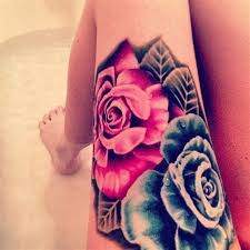 Image Result For Large Lower Back Tattoo Cover Up Tattoos Realistic Rose Tattoo Thigh Tattoo