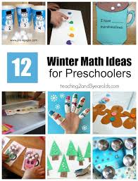12 Of The Best Winter Math Ideas For Preschoolers Winter Math Activities Preschool Winter Math Activities Winter Math