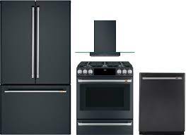 Maybe you would like to learn more about one of these? Cafe Cafreradwrh11 4 Piece Kitchen Appliances Package With French Door Refrigerator Gas Range And Dishwasher In Matte Black