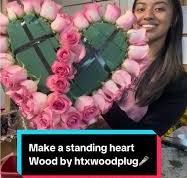 Create a Unique Standing Heart with Wood