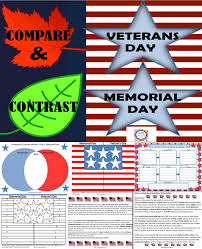Compare Contrast Memorial Day Veterans Day Fantastic Facts Veterans Day Memorial Day Teaching Elementary