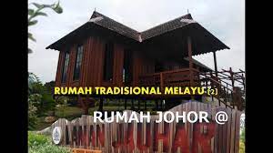 Rumah perabung lima/tiang 12/kelantan 3. Wooden House Traditional Malay House Rumah Tradisional Melayu 2 Rumah Johor Youtube