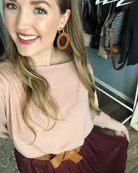 Burgundy monochromatic outfit inspiration with Eloquii